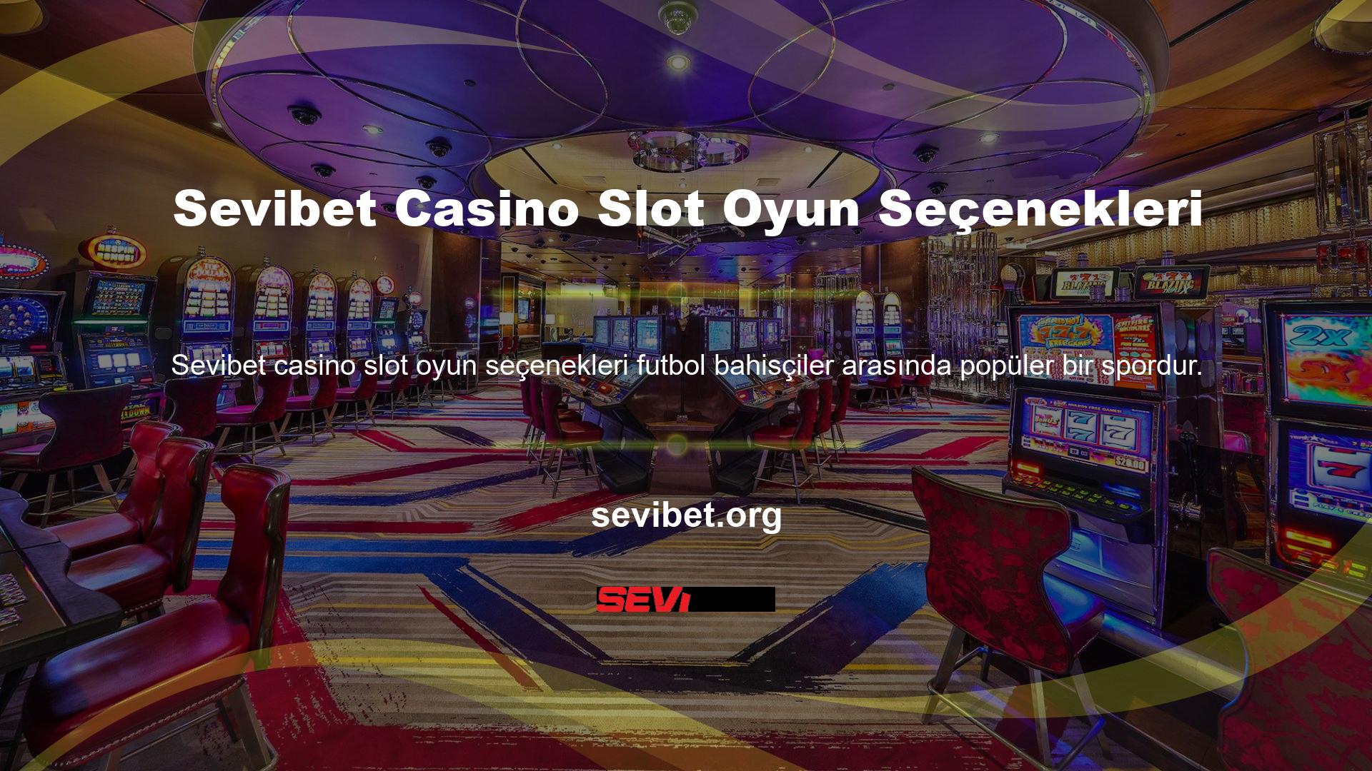 Sevibet TV casino slot oyun seçeneği, birçok bahis seçeneğine sahip olması ve izlemesi oldukça eğlenceli ve heyecan verici olması nedeniyle önde gelen seçeneklerden biridir